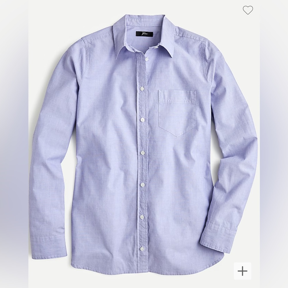 Jcrew Classic-fit boy shirt in end-on-end cotton
